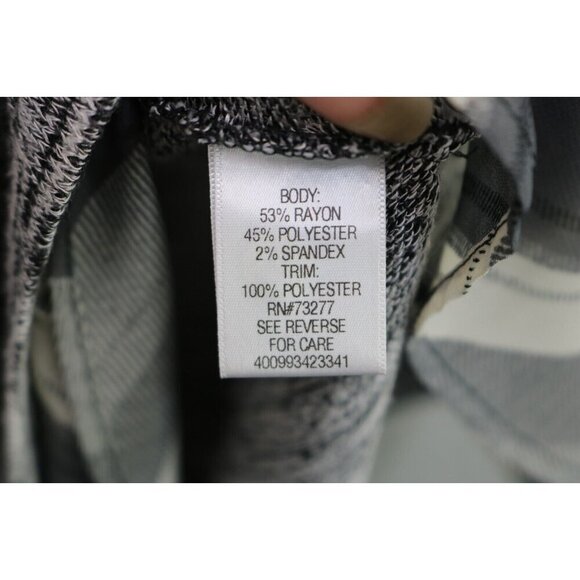 Princess Vera Wang Long Sleeve Tunic Sweater-Size Medium-Back Zip - Picture 6 of 10